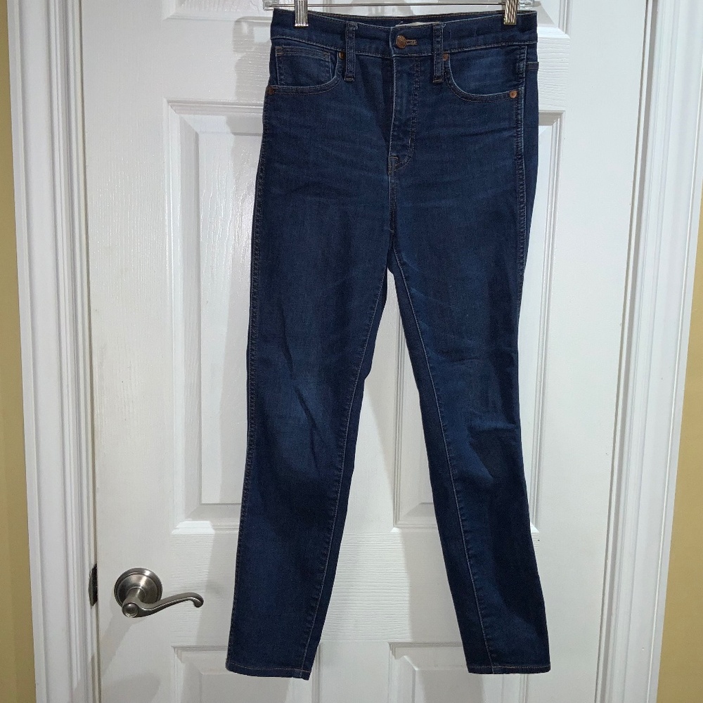 Madewell 10” High Rise Skinny jeans sz 25